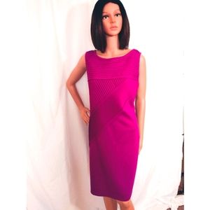 JULIA JORDON Fushia knit dress
